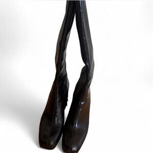 Bershka Black Heeled Boots